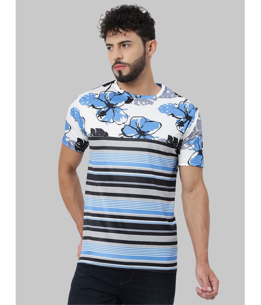     			Crastic - Light Blue Polyester Regular Fit Men's T-Shirt ( Pack of 1 )