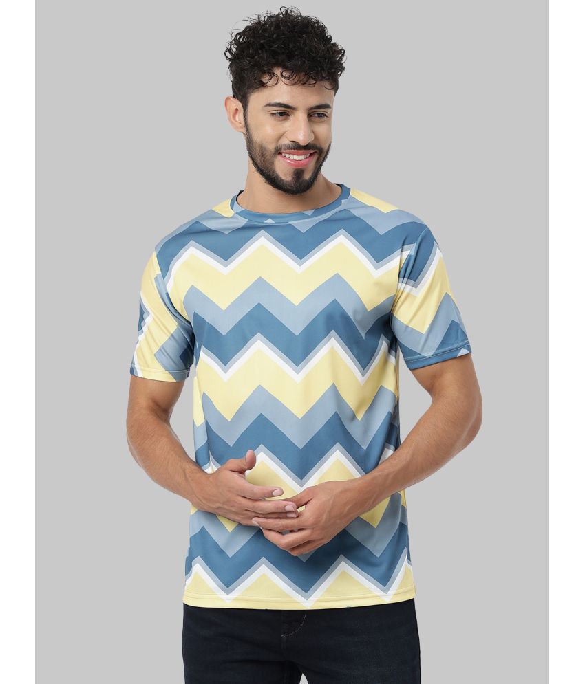     			Crastic - Yellow Polyester Regular Fit Men's T-Shirt ( Pack of 1 )