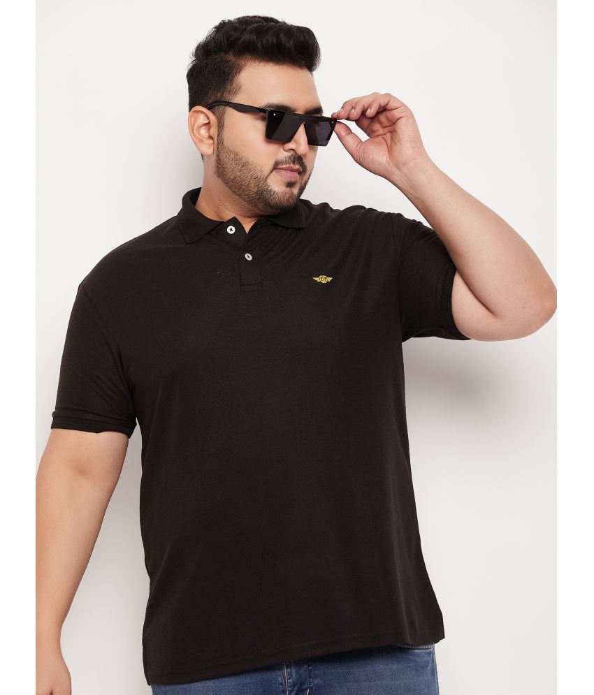     			GET GOLF - Black Cotton Blend Regular Fit Men's Polo T Shirt ( Pack of 1 )