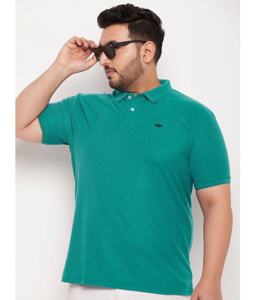     			GET GOLF - Green Cotton Blend Regular Fit Men's Polo T Shirt ( Pack of 1 )