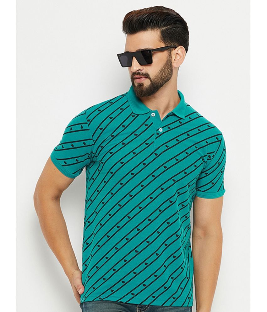     			GET GOLF - Green Cotton Blend Regular Fit Men's Polo T Shirt ( Pack of 1 )
