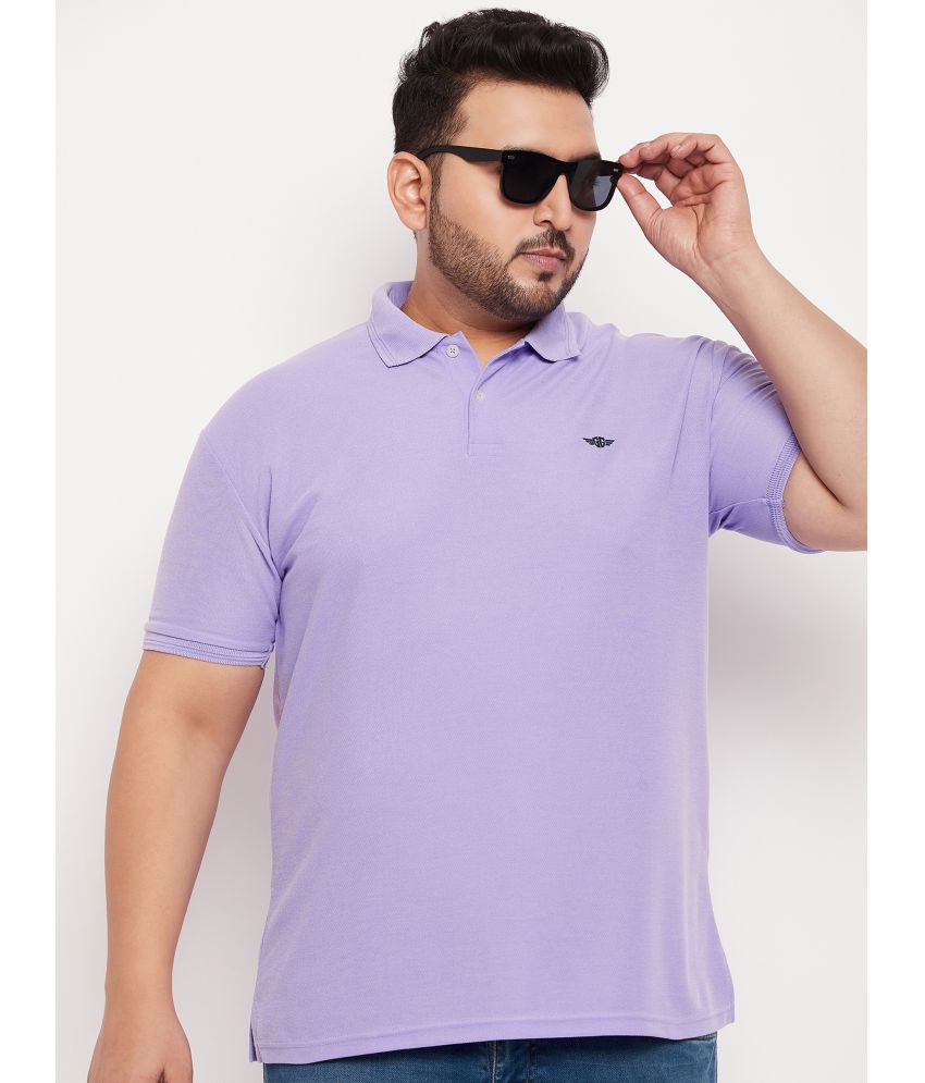     			GET GOLF - Lavender Cotton Blend Regular Fit Men's Polo T Shirt ( Pack of 1 )