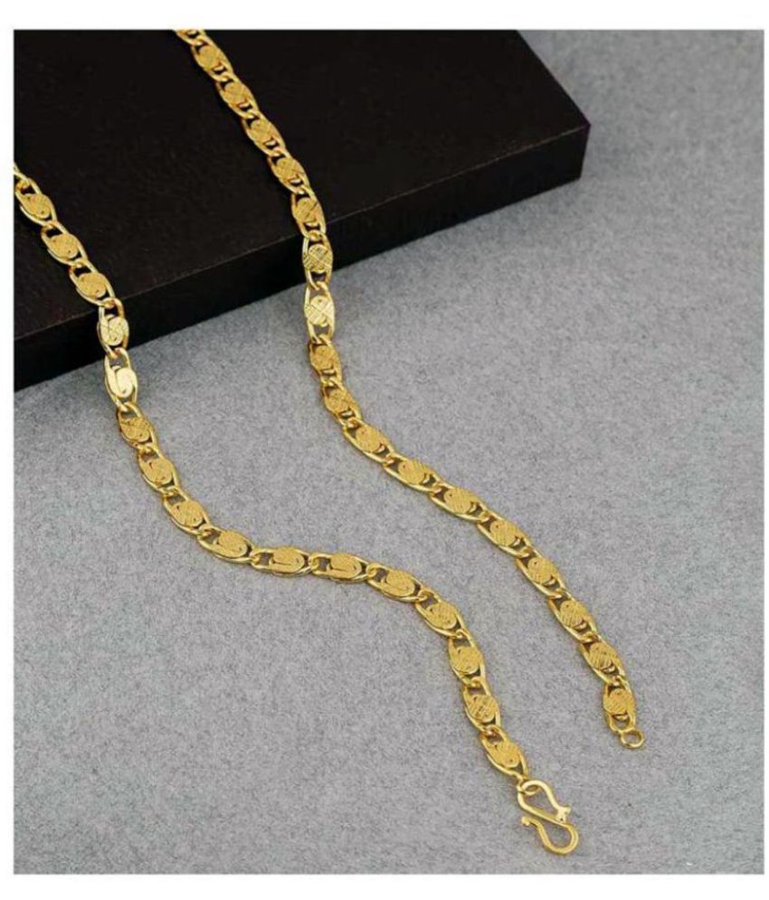     			Jewar Mandi - Gold Plated Chain ( Pack of 1 )