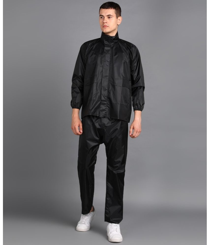     			Neekshaa - Black Nylon Men's Rain Suit ( Pack of 1 )