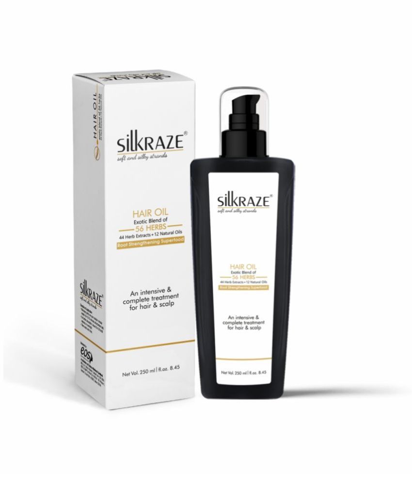     			Silkraze 56 Herbs Hair Oil 250 ml Pack Of 1