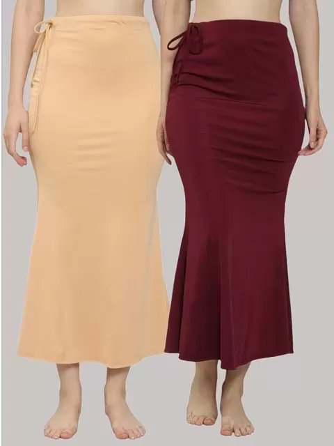 Saree Shapewear Saree Petticoat Combo Nevyblue Grey Saree Skirt Saree  Silhouette Smooth Stretchable Shape Wear Body