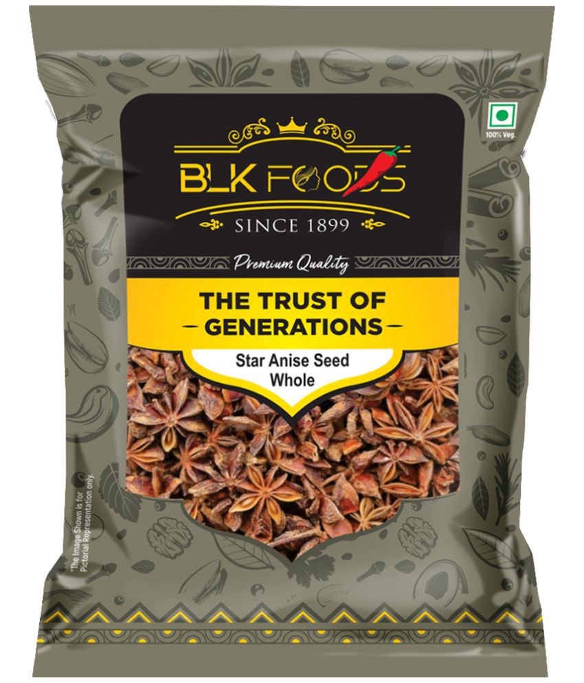    			BLK FOODS _Daily Star Anise Seed Whole (Badiyan) 200g 200 gm