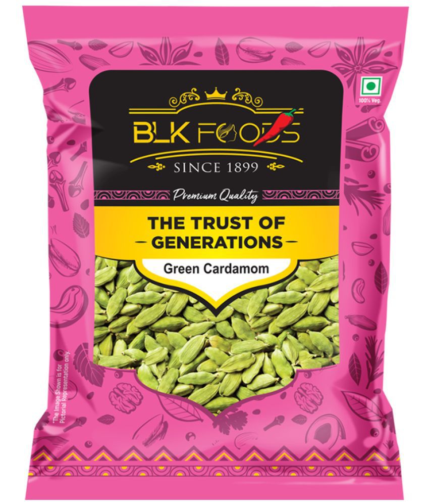     			BLK FOODS _Select Green Cardamom Whole (Choti Elaichi Sabut) 100g 100 gm