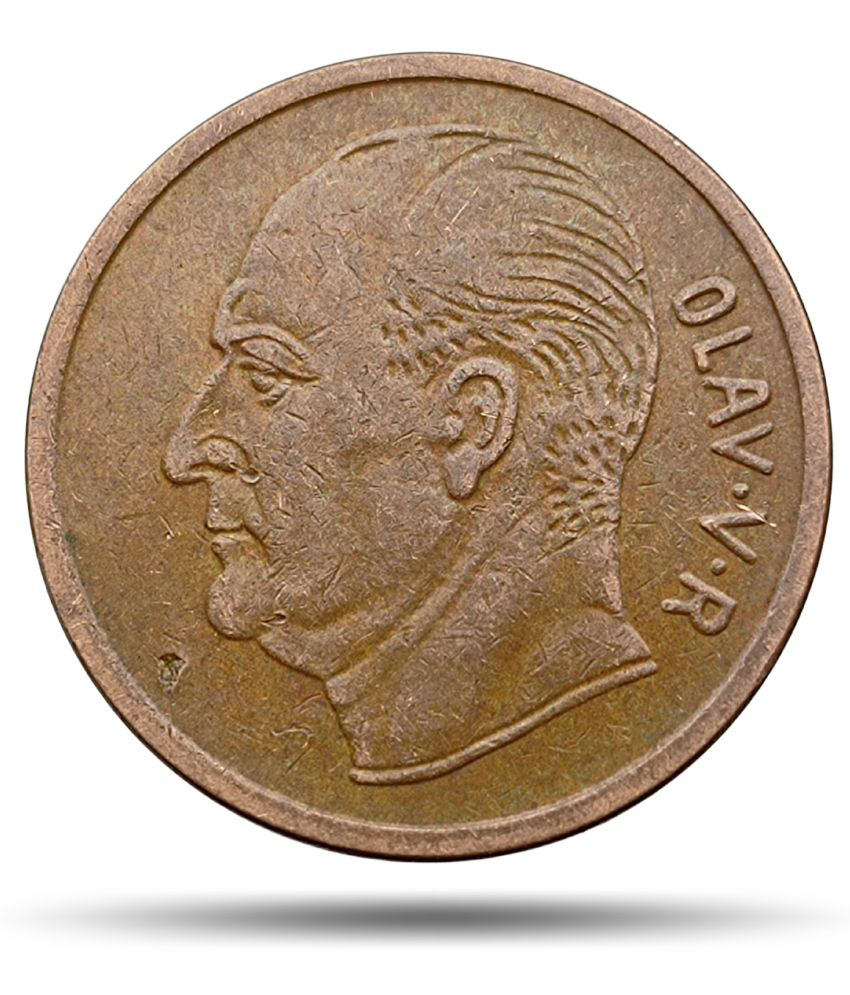     			Coiniacs - 5 Ore Bronze Coin Olav V, Norway 1958-73 1 Bronze Numismatic Coins