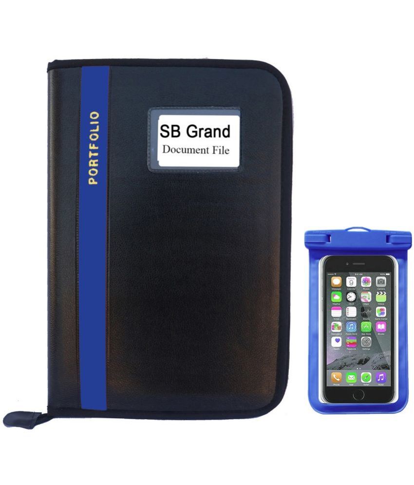     			Sb Grand - Blue Document Bag ( Pack of 2 )