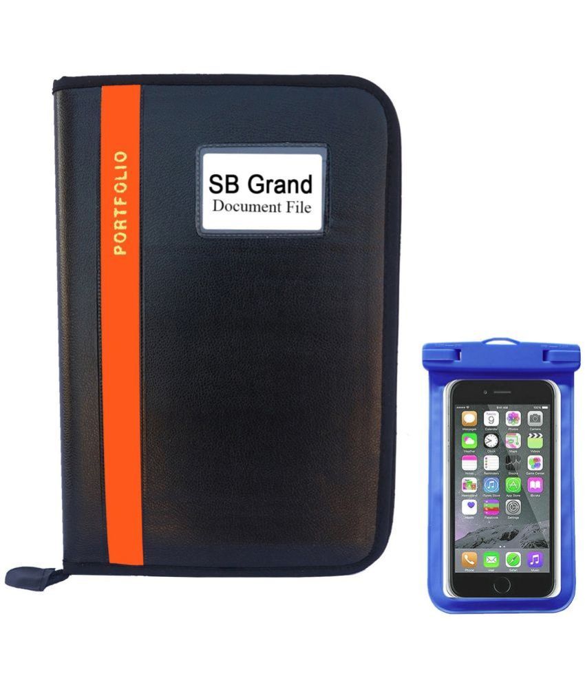     			Sb Grand - Orange Document Bag ( Pack of 2 )