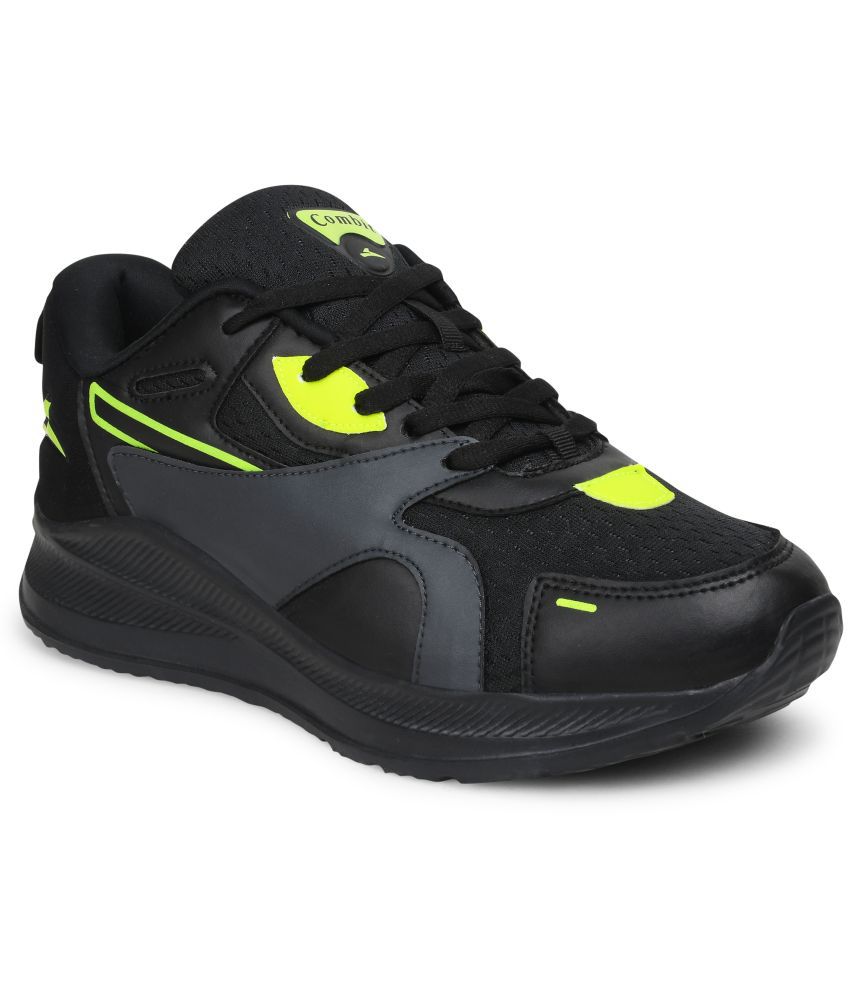     			Combit - PUNCH-09_BLACK-F GRN Black Men's Sports Running Shoes