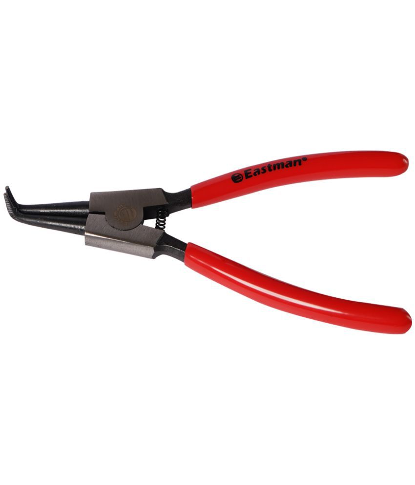     			Eastman Circlip Plier Internal Straight, Alloy, Hardened and Tempered, Size: - 7/175mm, E-2034A