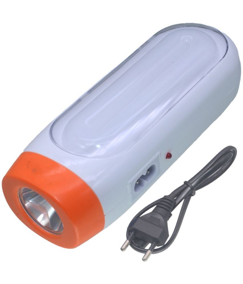     			JMALL - 10W Rechargeable Flashlight Torch ( Pack of 1 )