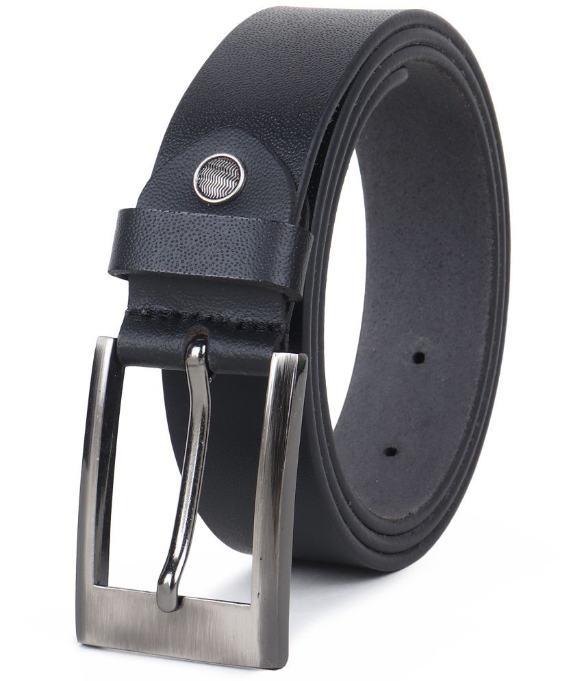     			Loopa - Black Leather Men's Formal Belt ( Pack of 1 )