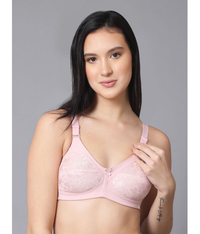    			NSALIZA - Pink Polyester Non Padded Women's Everyday Bra ( Pack of 1 )