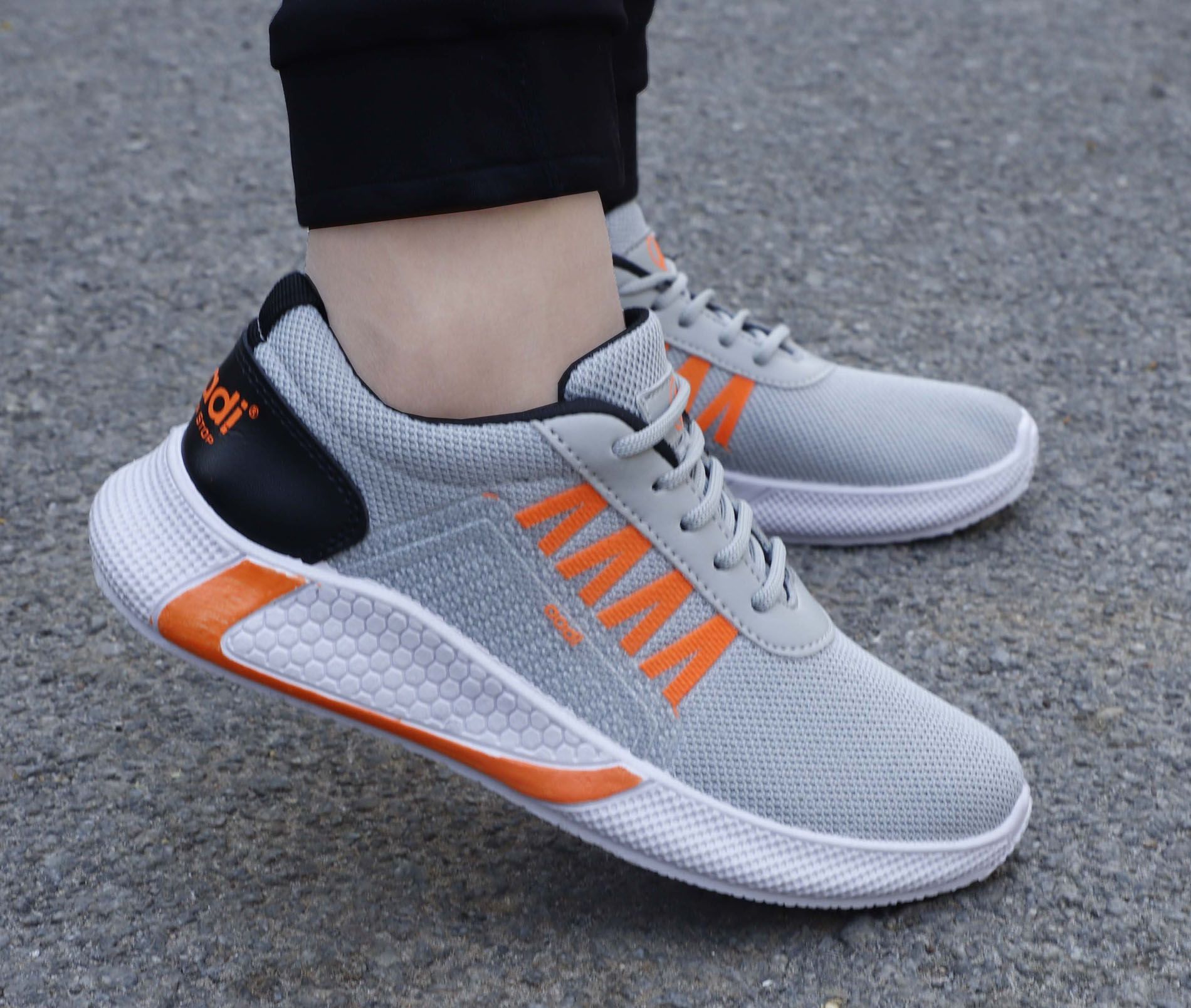     			Port Lifestyle Gray Casual Shoes