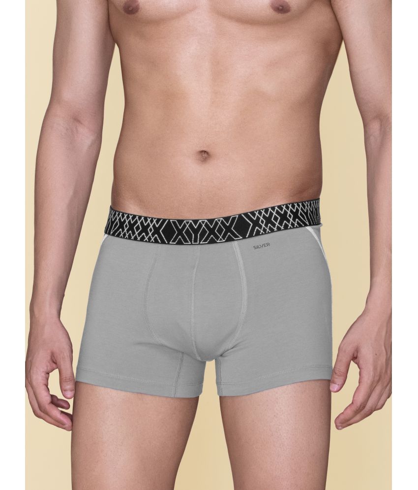     			XYXX - Charcoal Cotton Men's Trunks ( Pack of 1 )