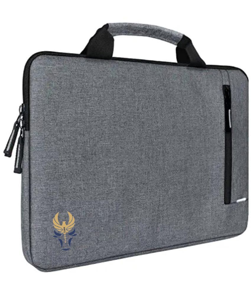     			krishiv Grey Laptop Sleeves Bag