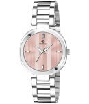 Crestello - Silver Metal Analog Womens Watch