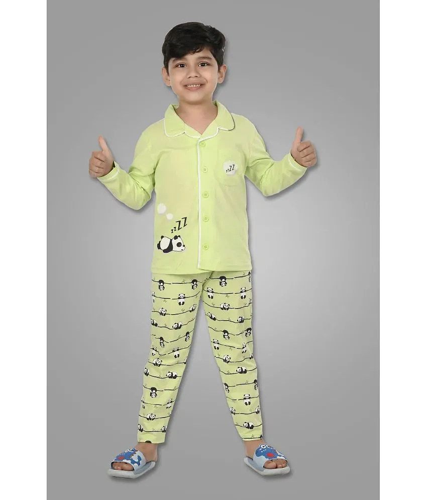 Kids Printed Pure Cotton Night Suit Buy Kids Printed Pure Cotton