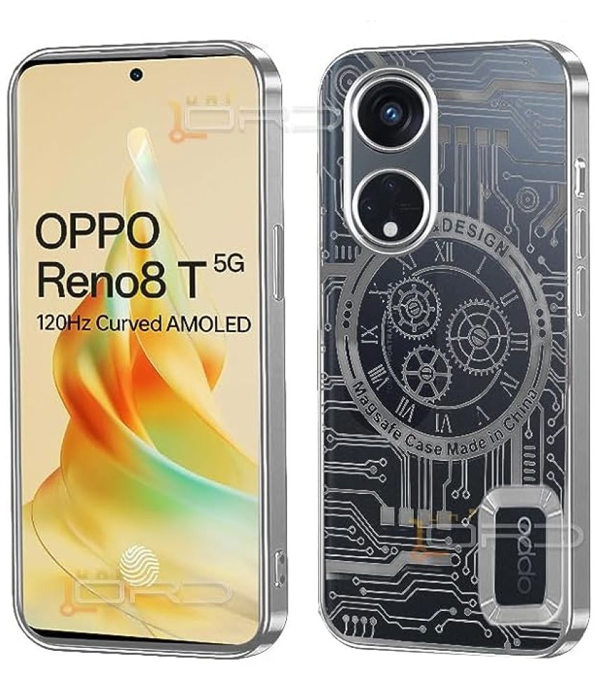     			Bright Traders - Plain Cases Compatible For Silicon Oppo Reno 8T 5g ( Pack of 1 )
