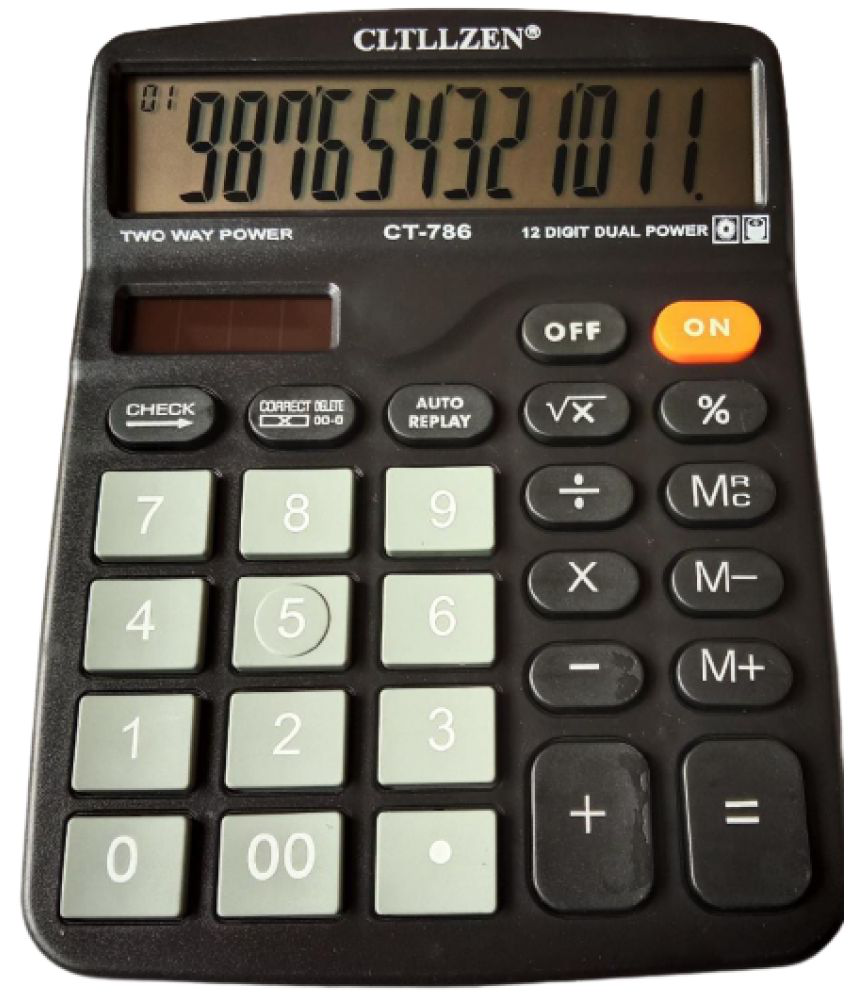     			CT-786 - 12 Digits Basic Calculator