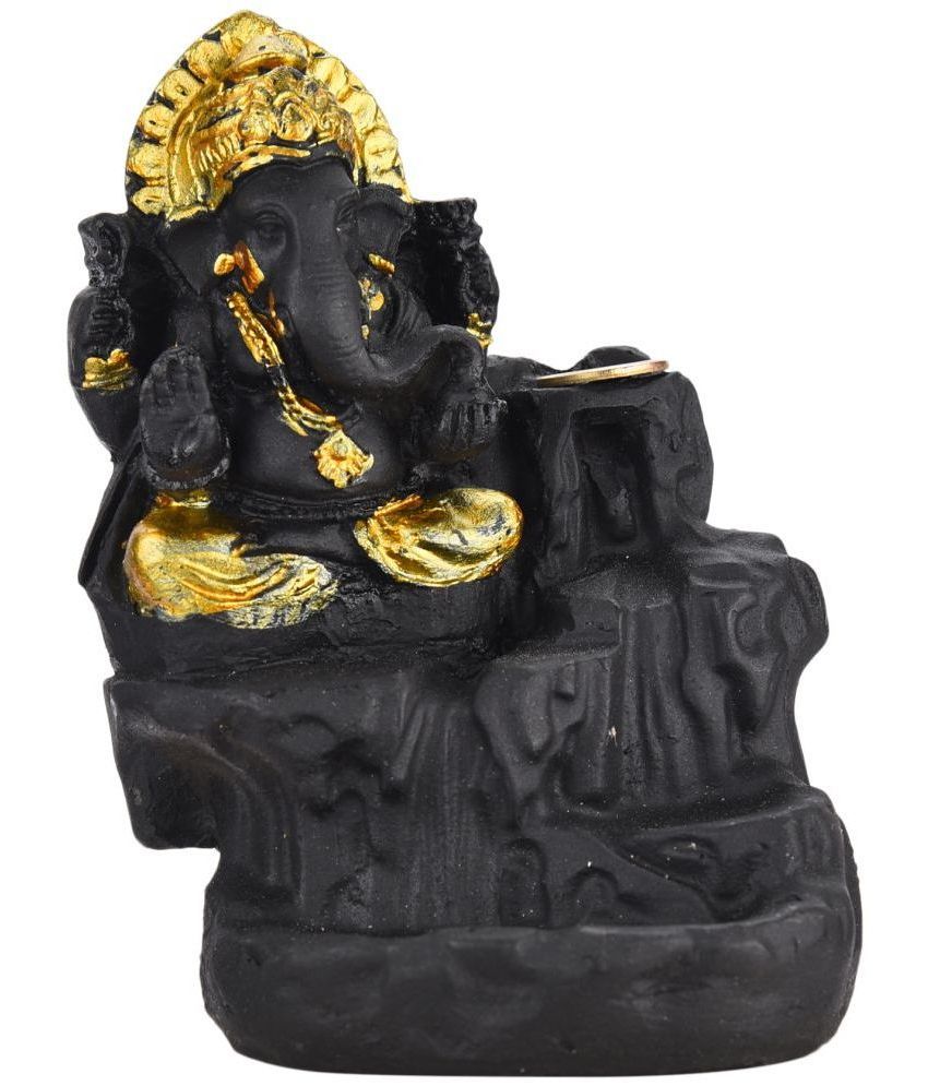    			Ghar Saaz Backflow Ganesha Showpiece 8 cm - Pack of 1