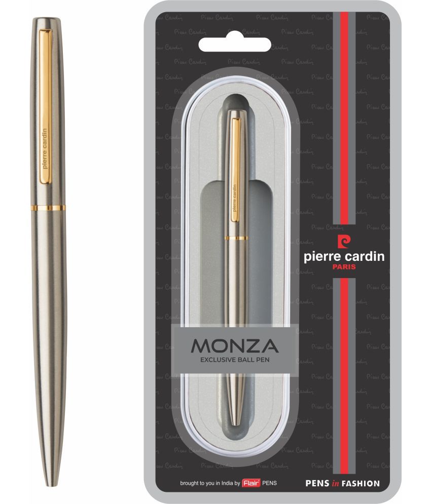     			Pierre Cardin Monza Copper & Nickle Finish Exclusive Ball Pen Blister Pack | Metal Body With Attractive Look & Twist Mechanism | Smooth, Refillable Pen | Ideal For Gifting | Blue Ink, Pack Of 1
