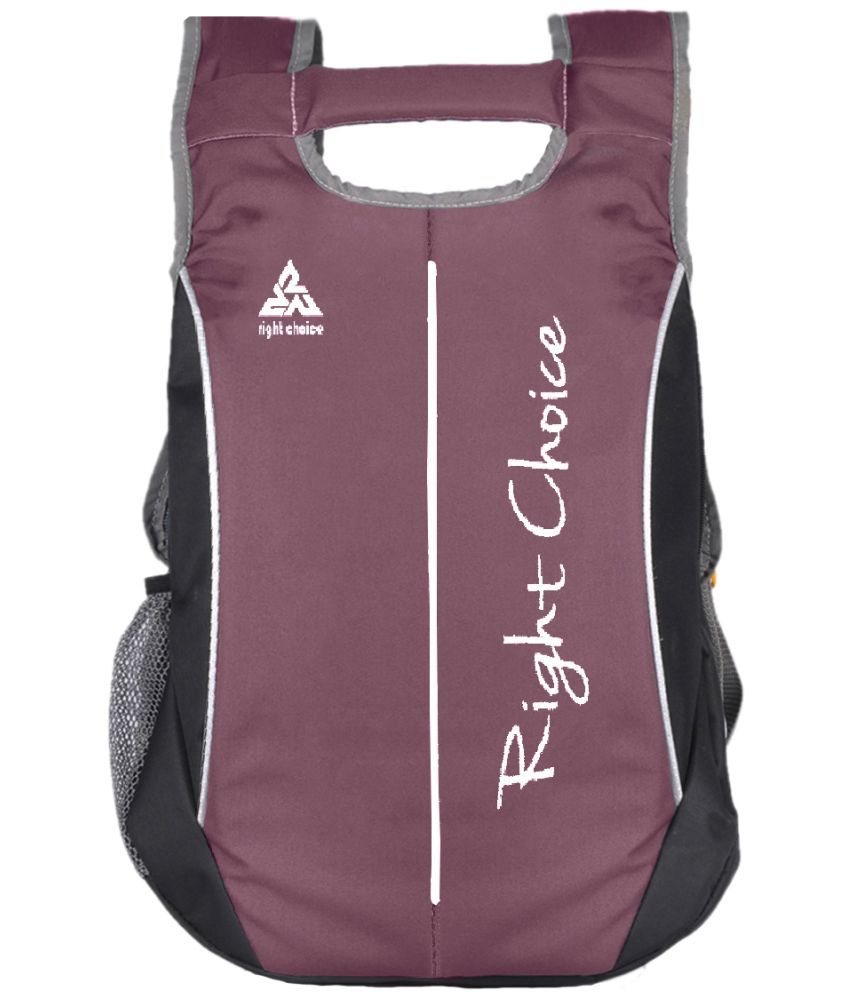     			Right Choice - Maroon Polyester Backpack ( 21 Ltrs )
