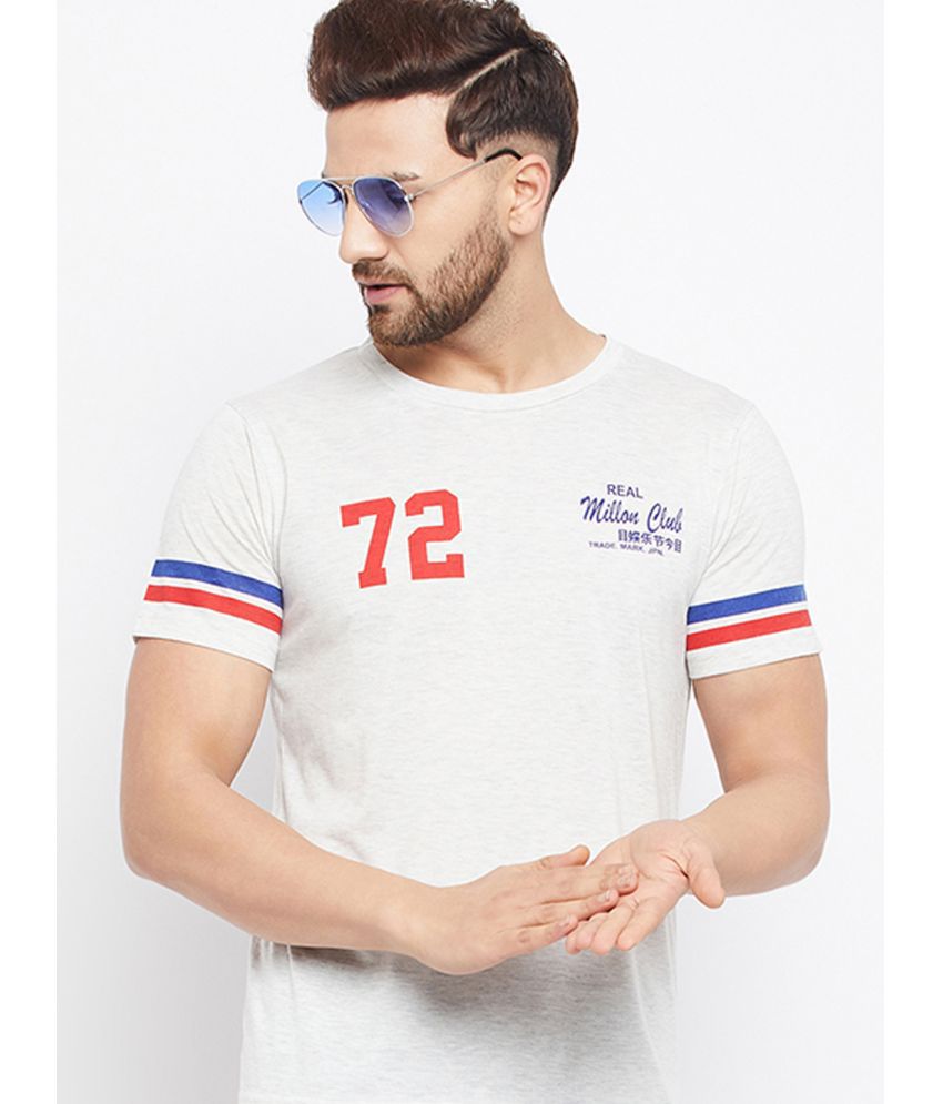     			The Million Club - White Polyester Regular Fit Men's T-Shirt ( Pack of 1 )