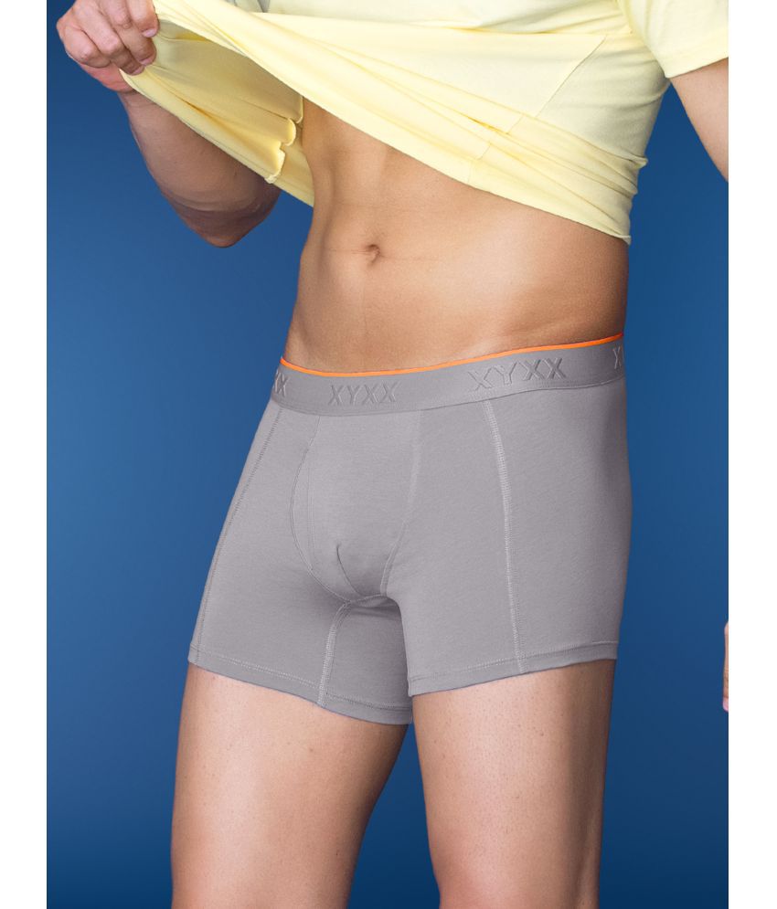     			XYXX - Charcoal Cotton Men's Trunks ( Pack Of 1 )