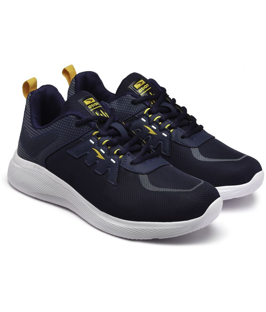     			ASIAN - NEXON-04 Navy Blue Men's Sports Running Shoes