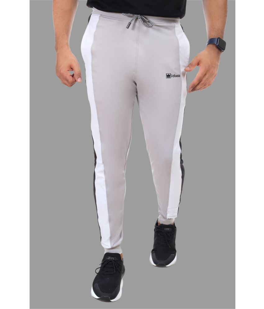     			IDASS - Light Grey Lycra Men's Joggers ( Pack of 1 )