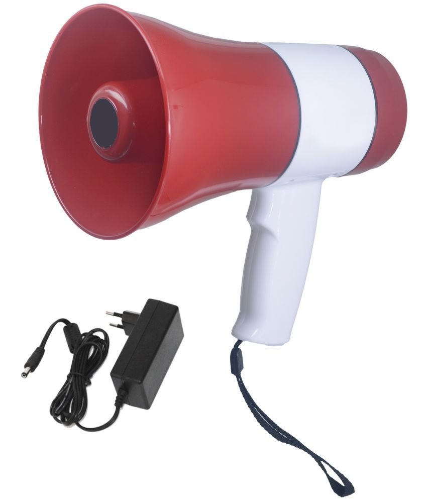     			JMALL Battery & Charger Megaphone w Recorder USB and Memory Card