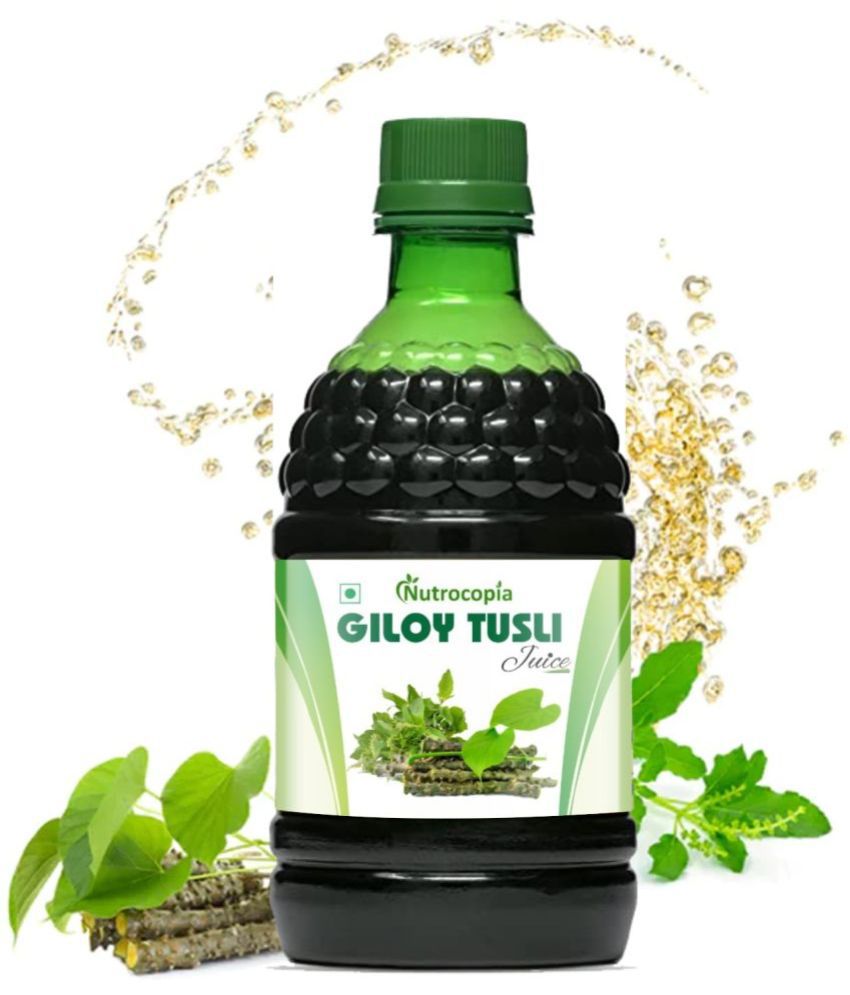     			NUTROCOPIA Giloy Tulsi Juice | Fresh Tulsi and Giloy to Support Immune Health Pack of 1 of 400ML
