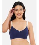 Amante Cotton Non Padded Women's T-Shirt Bra ( Blue )