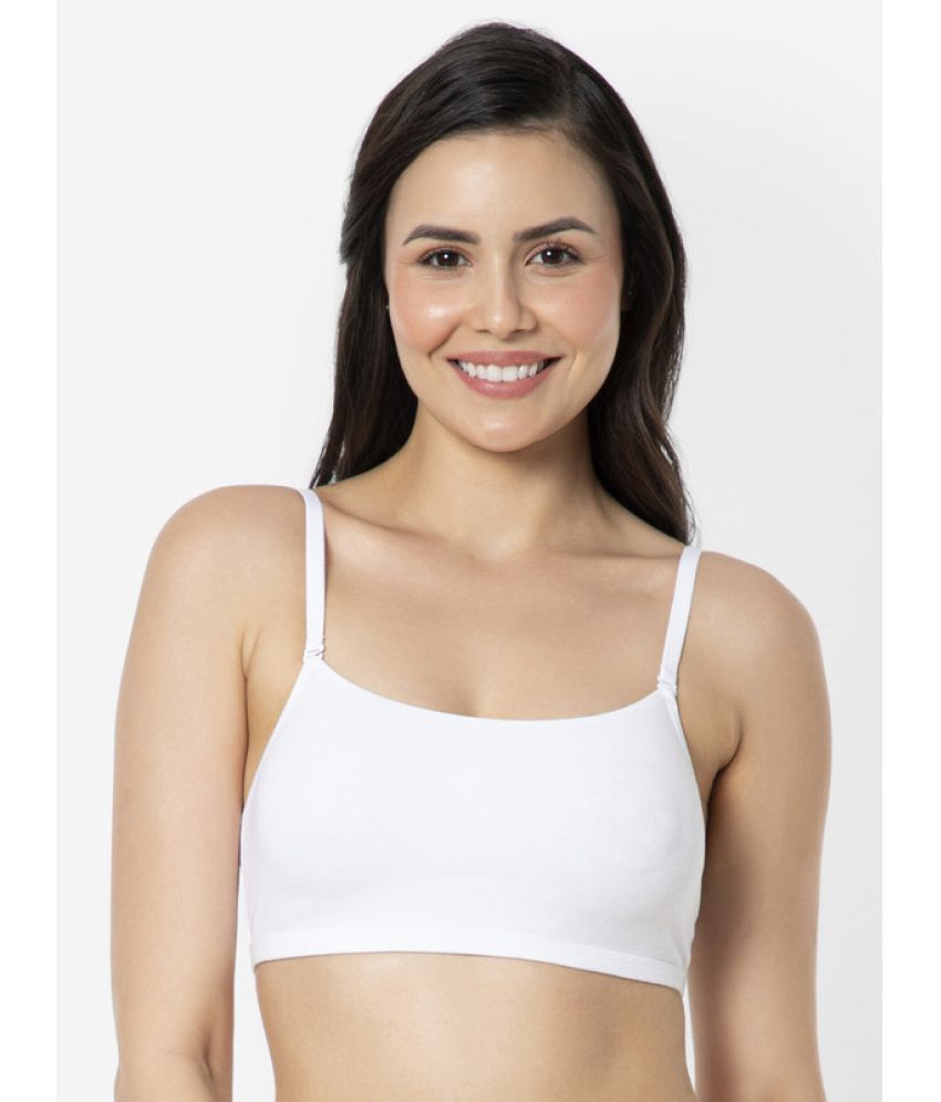     			Amante Cotton Non Padded Women's Cami bra ( White )