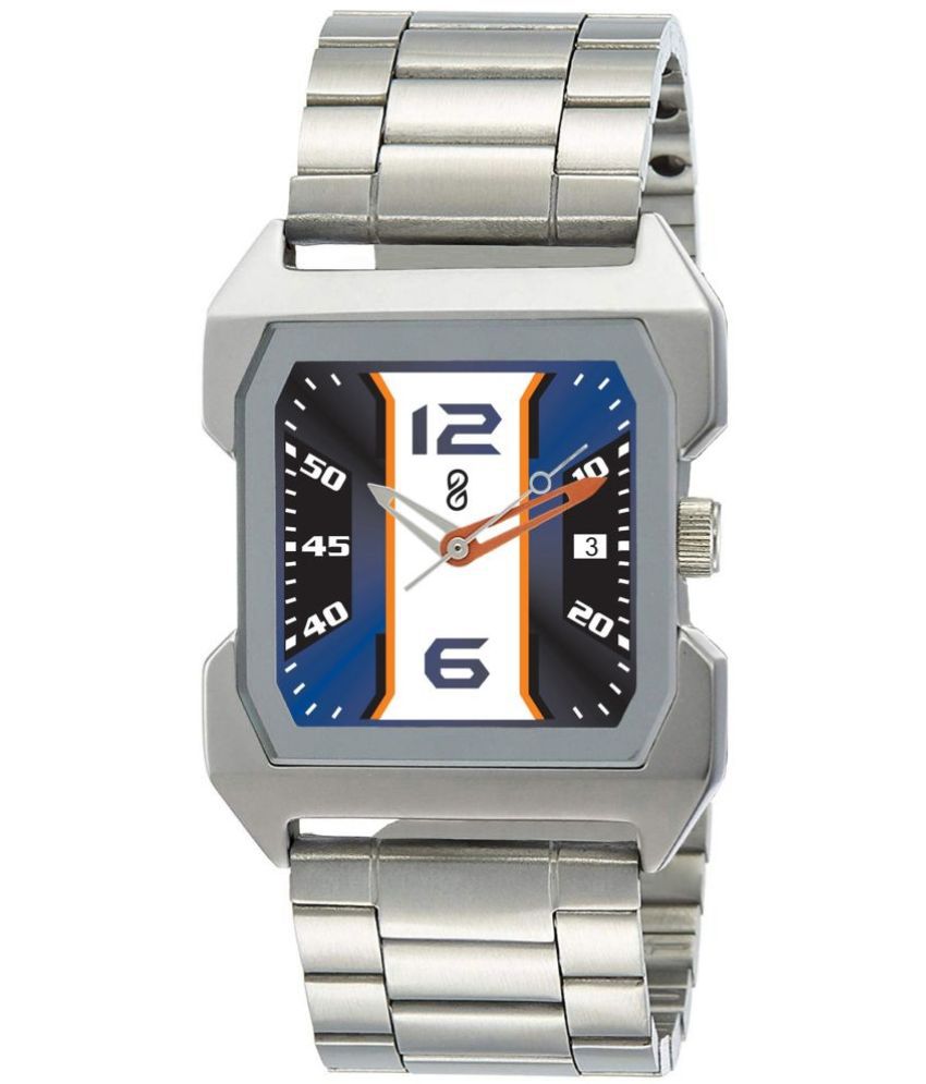     			DIGITRACK - Silver Stainless Steel Analog Men's Watch