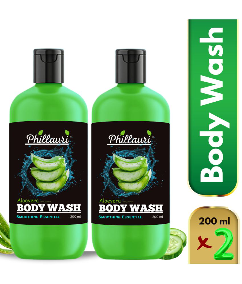     			Phillauri Aloe Vera bodywash Nourishing Shower Gel 200 mL Pack of 2