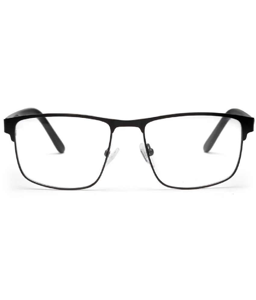     			YourSpex - Black Rectangular Eyeglass Frame ( Pack of 1 )