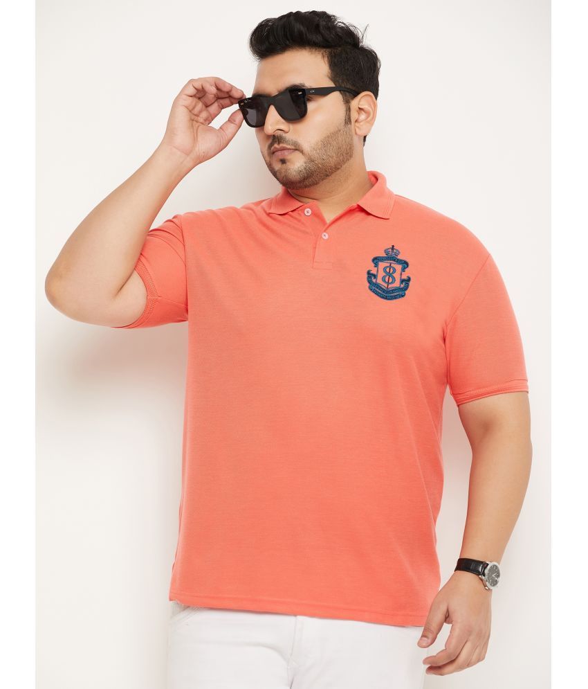     			GET GOLF - Coral Cotton Blend Regular Fit Men's Polo T Shirt ( Pack of 1 )