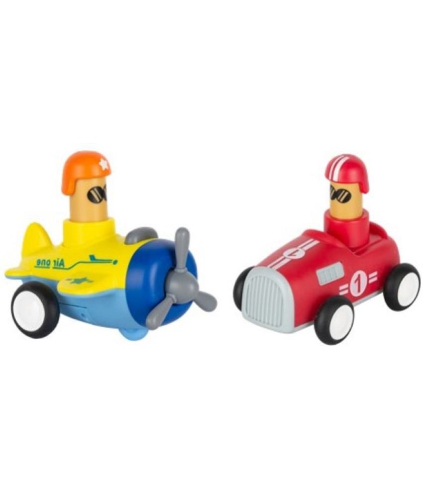 Innovitoy Top Gear Push Car toy Set of 2, Friction powered Toy car for kids of 3–14 year, vehicle toy car for boys, girls