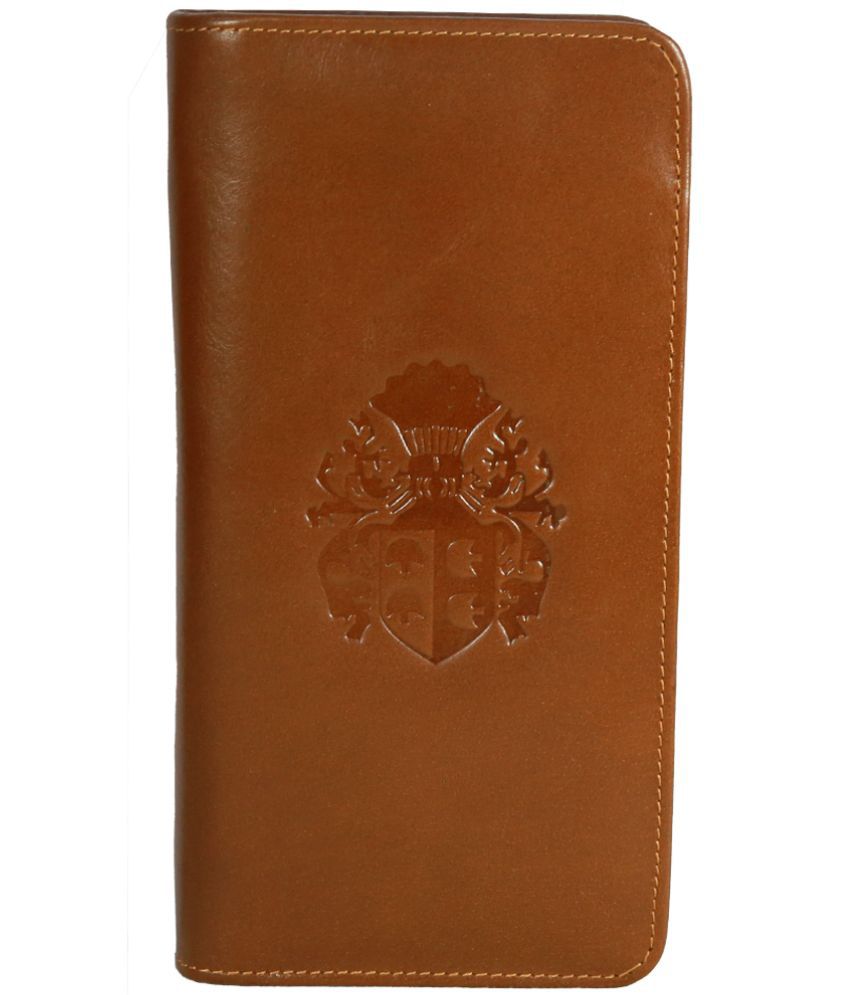     			Style 98 Hunter Leather Brown Passport Holder