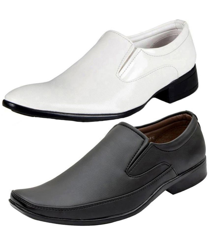     			vitoria - Black Men's Slip On Formal Shoes