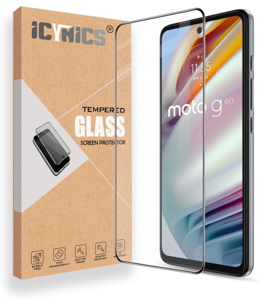     			Icynics - Tempered Glass Compatible For Motorola Moto G60 ( Pack of 1 )