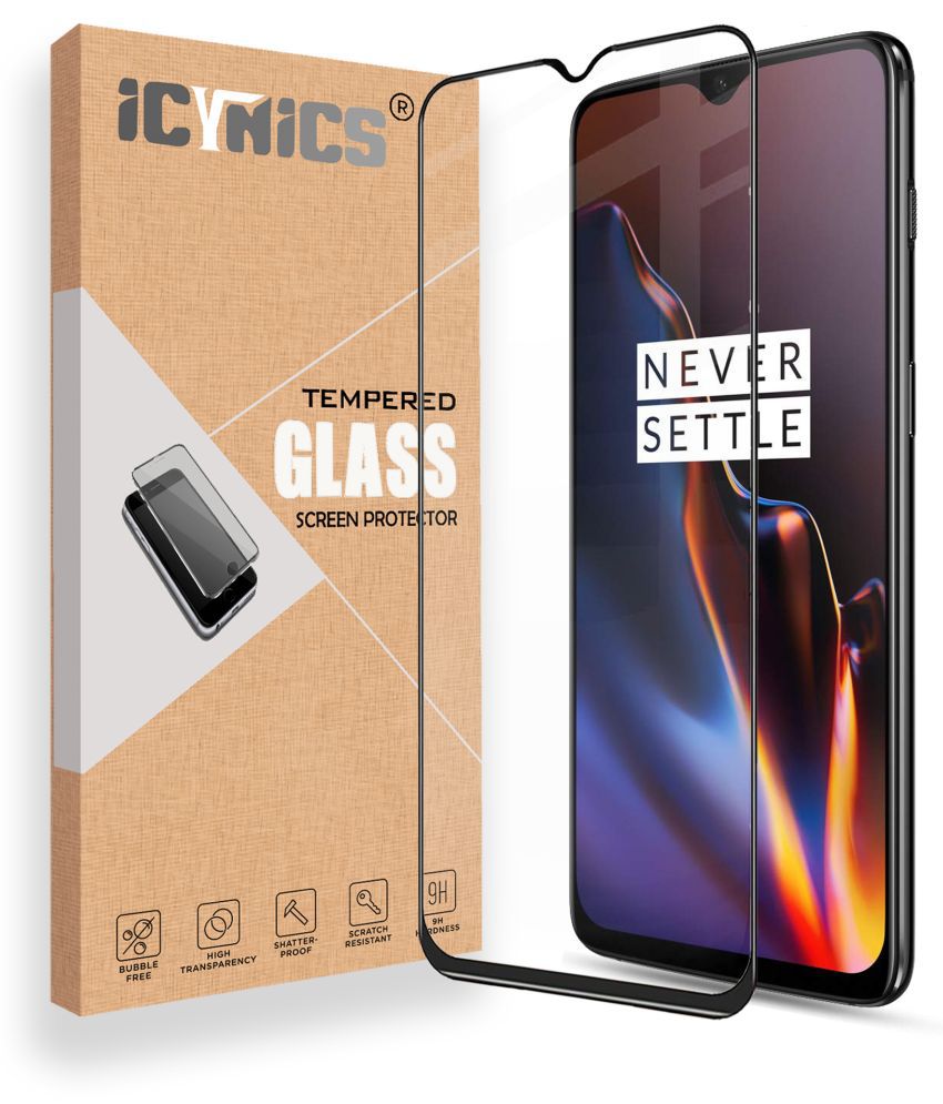     			Icynics - Tempered Glass Compatible For OnePlus 6T ( Pack of 1 )