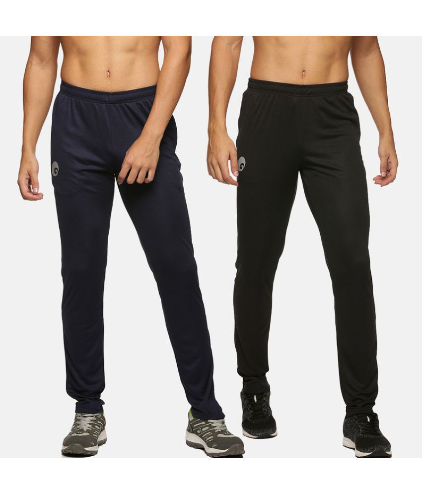    			Omtex - Multi Polyester Men's Sports Trackpants ( Pack of 2 )