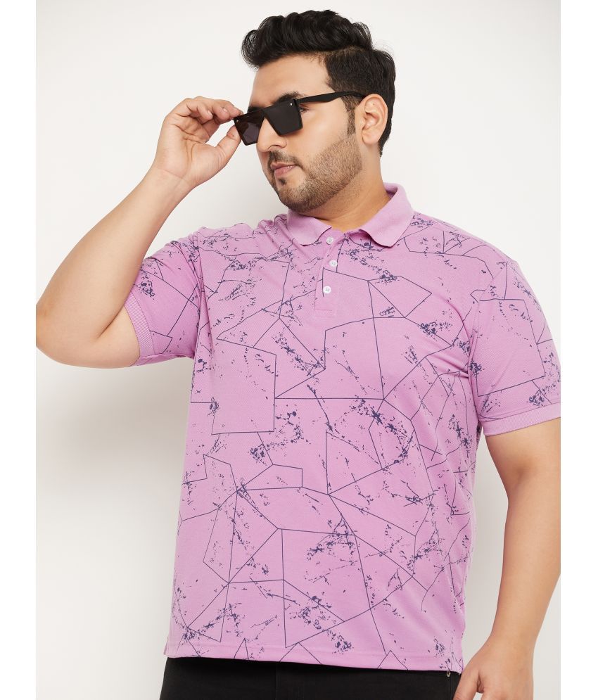     			RELANE - Lavender Cotton Blend Regular Fit Men's Polo T Shirt ( Pack of 1 )