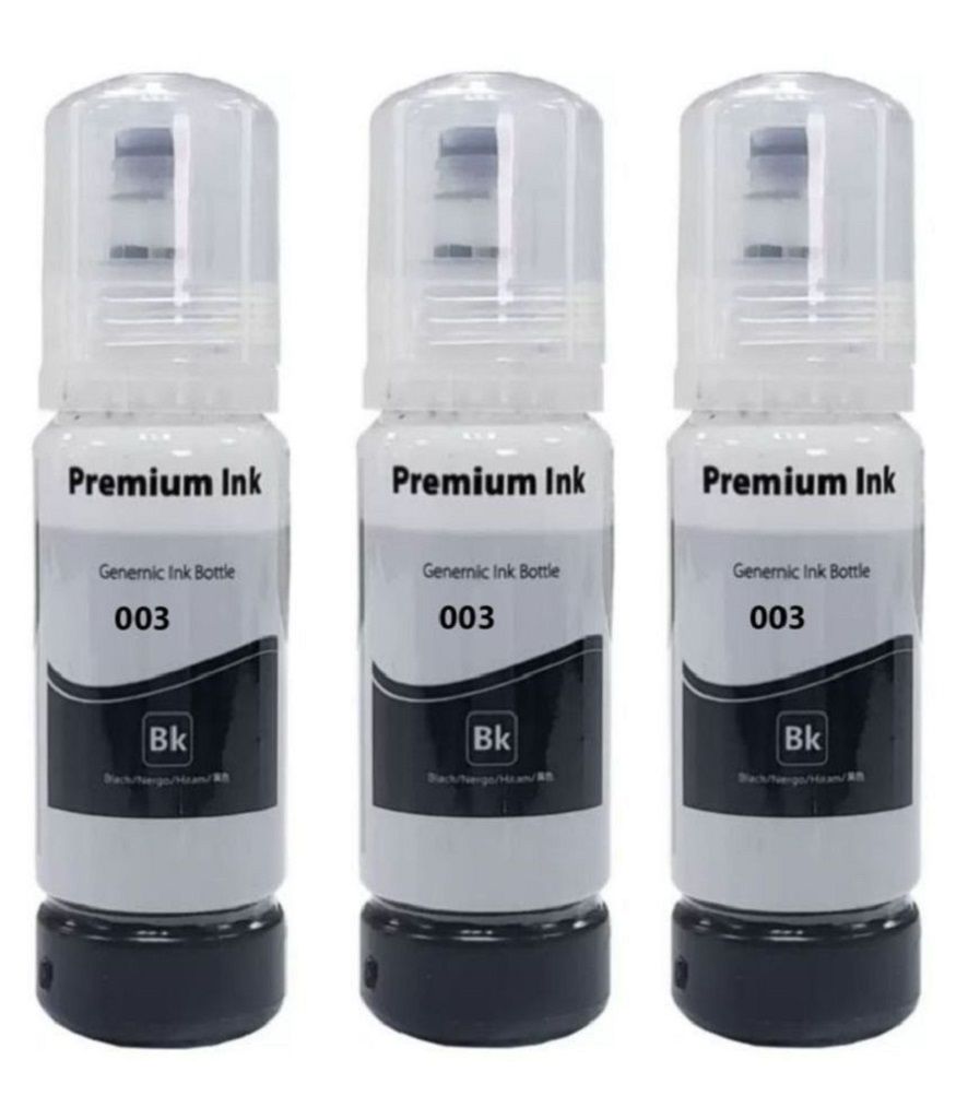     			TEQUO L3150 Ink For 003 Black Pack of 3 Cartridge for 003 Ink for E_pson L3110 L3150 L3115 L3116 L3101 L3210 L3215 L3216 L3250 L3151 L3152